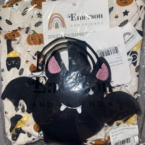 Emerson and Friends Halloween Bat Plush Toy - Black and Pink